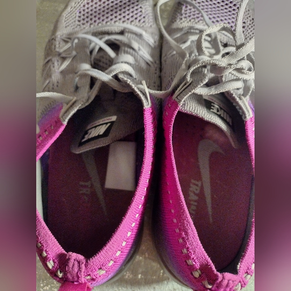 NikeFree TR Focus FlyKnit Lace Up Running Sneakers - Picture 2 of 13